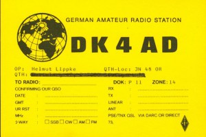 Private QSL-Karte von DK4AD
